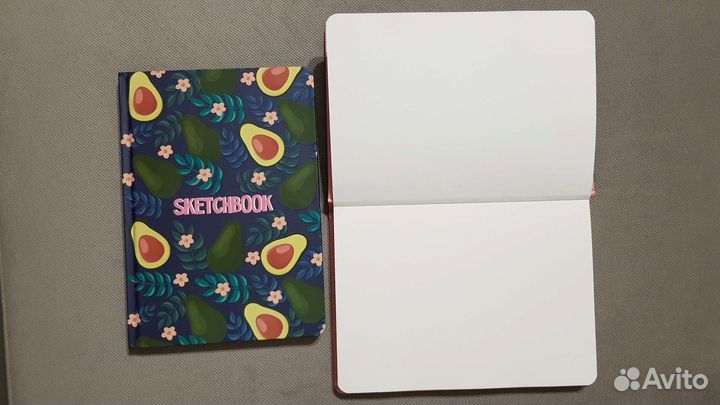 Скетчбук на резинке, А5 плотная бумага 80 листов
