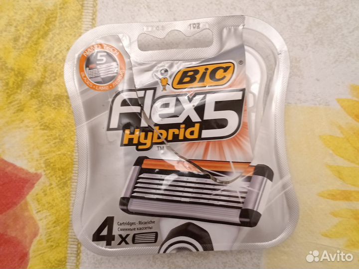Сменные кассеты bic flex hybrid 5