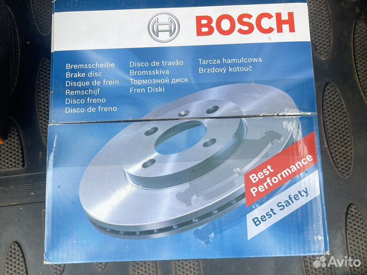 Диски тормозные передние bosch на ваз