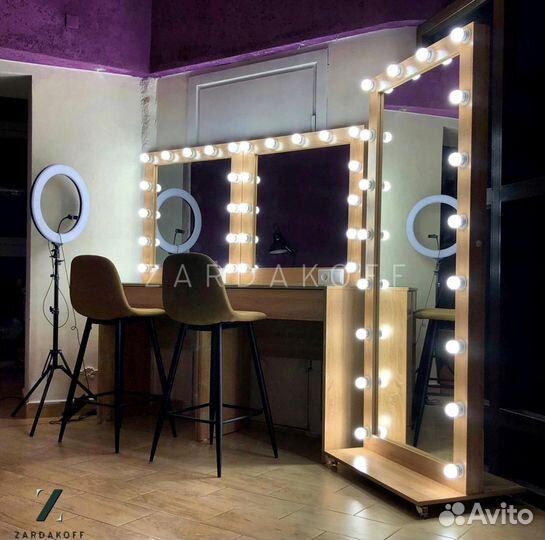 Гримерное зеркало с подсветкой