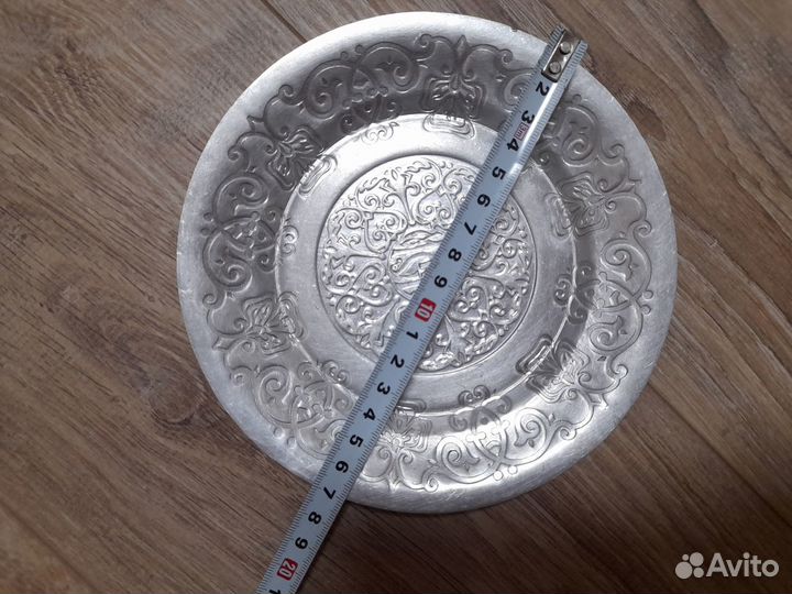 Алюминиевая тарелка СССР Москва