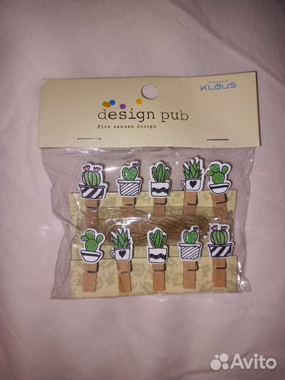 Прищепки декоративные