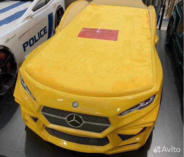 Кровать машина Ronack с матрасом