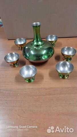 Набор посуды из мельхиора