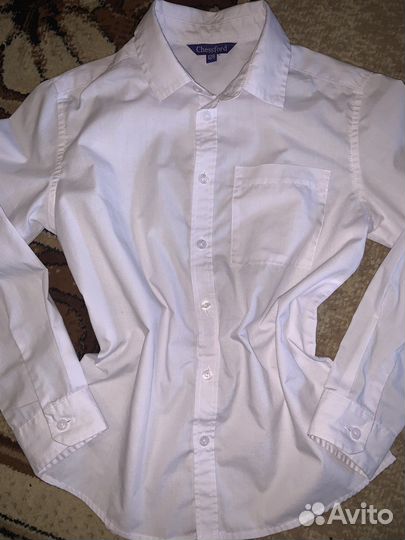 Рубашка белая школьная
