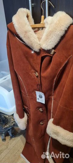 Пальто зимнее новое из овчины
