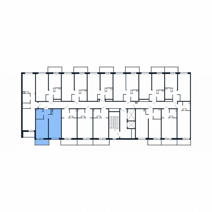 1-к. квартира, 41,3 м², 2/12 эт.