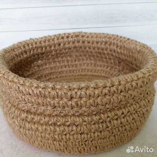 Корзина из джута