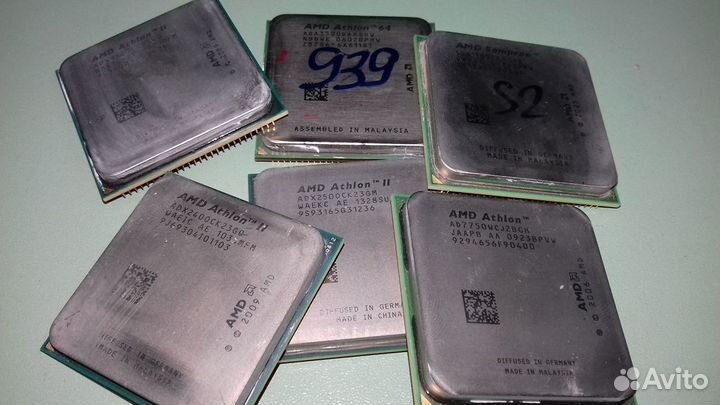 Процессор AM2, AM3, 754, 939