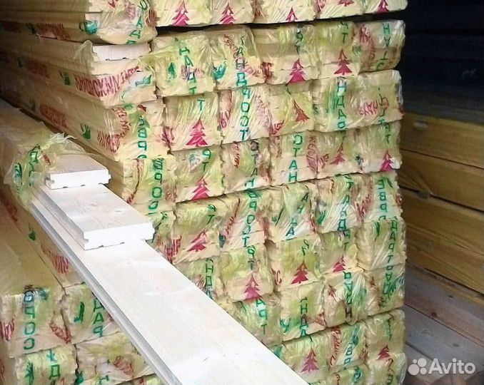 Доска пола хвойных пород 20 мм Сорт ав