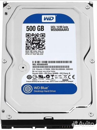 Жесткий диск HDD Western Digital 3,5 / 500 GB
