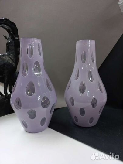 Ваза горох Гусь хрустальный