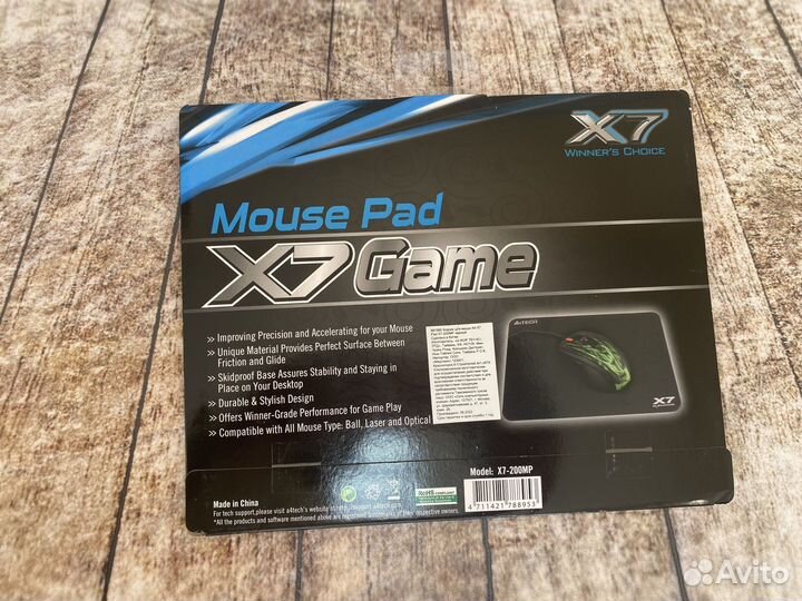 Игровые коврики для мышки. A4tech X7. Новые