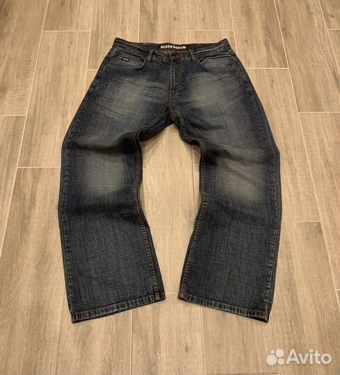 Широкие реп джинсы affliction type