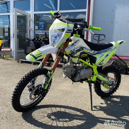 Питбайк Motoland apex125 E зеленый