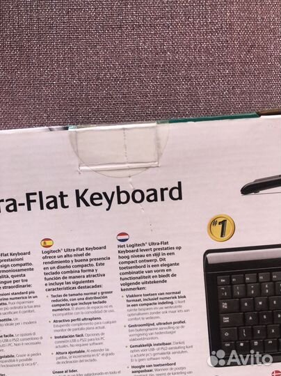 Клавиатура Logitech Ultra-Flat Keyboard