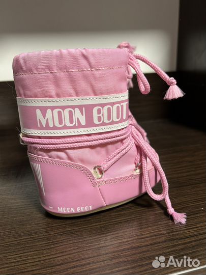 Луноходы moon boot lcon mini pink 19-21