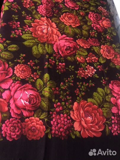 Павловопосадский платок Цветочная сказка