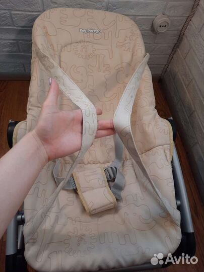 Шезлонг детский chicco б/у