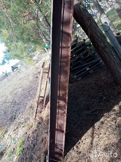 Ворота гаражные металлические бу