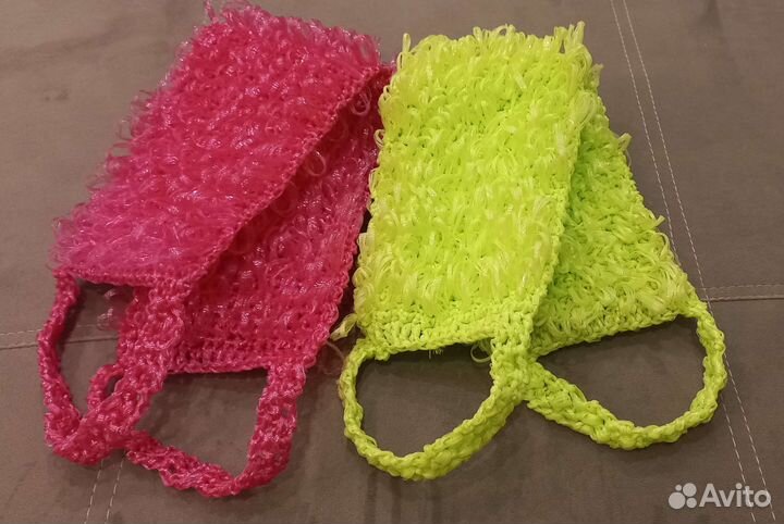 Мочалка ручной работы