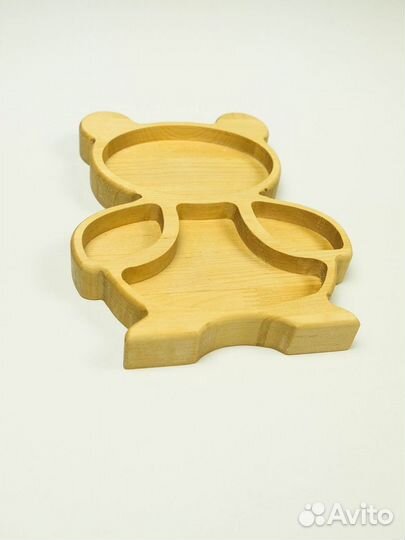 Детские деревянные тарелочки