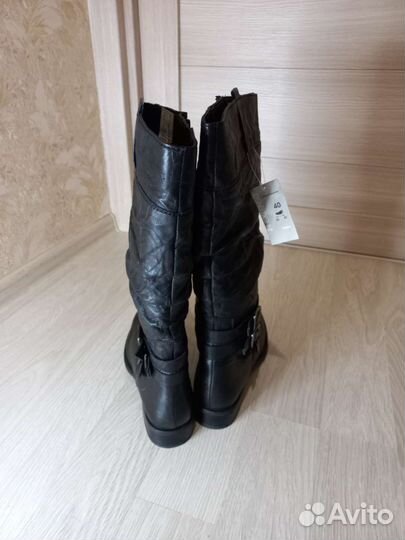 Сапоги женские новые осенние нат. кожа, р. 40