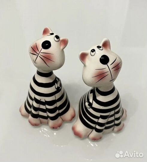 Солонка и перечница «Котики», «Собачки» новый