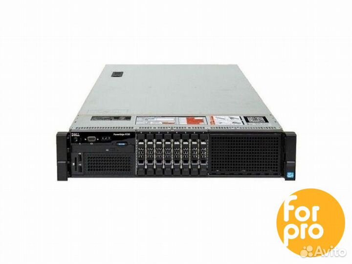 Сервер dell R720 8SFF 2xE5-2630L 48GB, H710