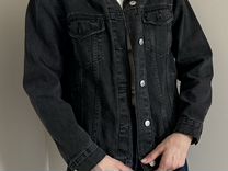 Джинсовая куртка джинсовка Topshop черная размер S