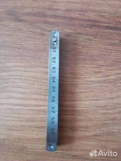 Рулетка железная складная 1 метр СССР