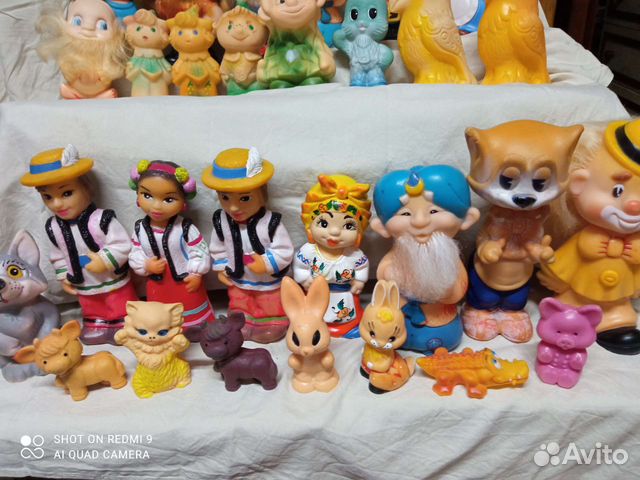 Резиновые и пластмассовые игрушки СССР