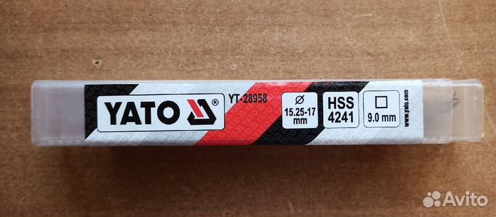 Регулируемая развертка yato HSS 15,25-17,00 мм