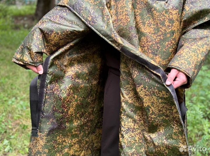 Плащ-пончо тактический с защитой от тепловизора