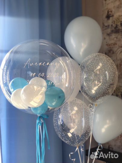 Гелиевые шары на выписку