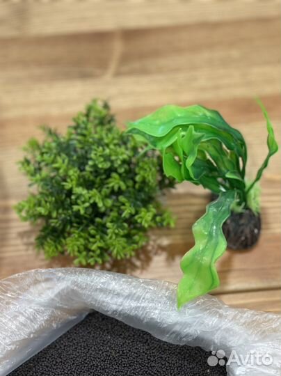 Аквариум кгруглый 5л + Водоросли+грунт