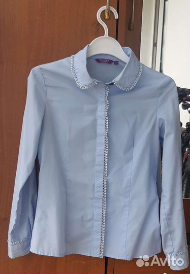 Школьная блузка на рост 134