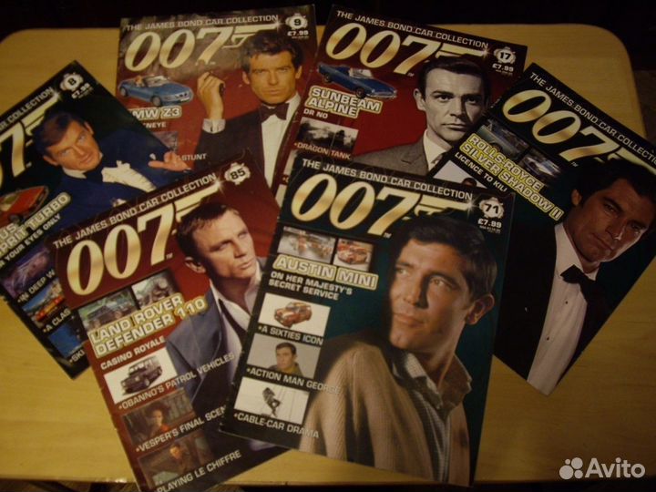 Журналы евросерии James Bond Car Collection