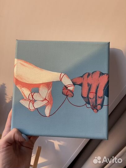 Картина Тонкая красная нить