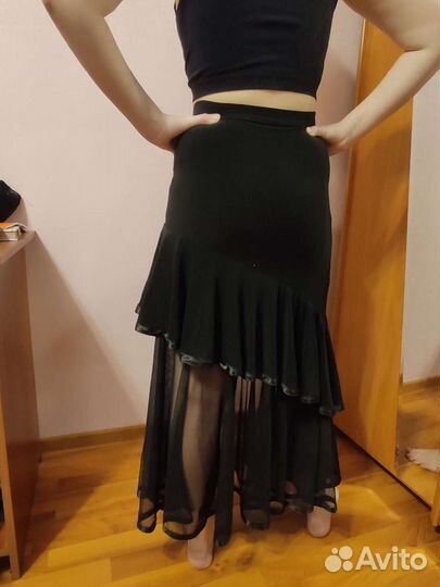 Юбка тренировочная для бальных танцев р.42