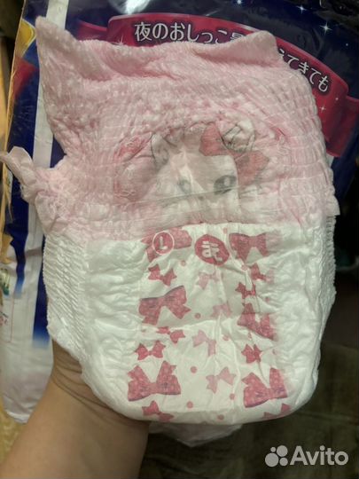 Подгузники трусики moony l