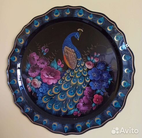 Жостовский поднос. Павлин