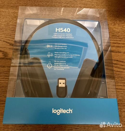 Компьютерная гарнитура Logitech USB Headset H540