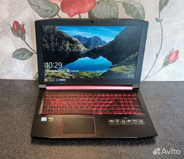 Ноутбук GTX1050TI/32GB/128SSD/1Tb