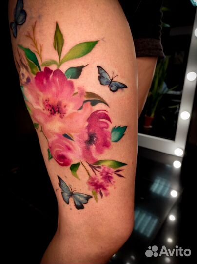 Цветная татуировка