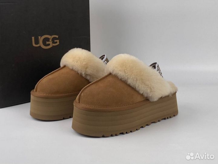 Ugg Funkette Suede Platform Chestnut