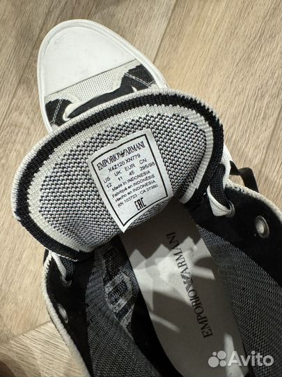 Кеды emporio armani мужские