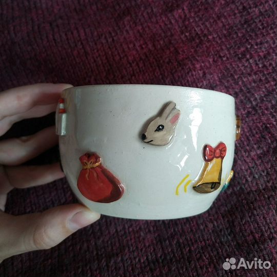 Керамическая миска ручной работы