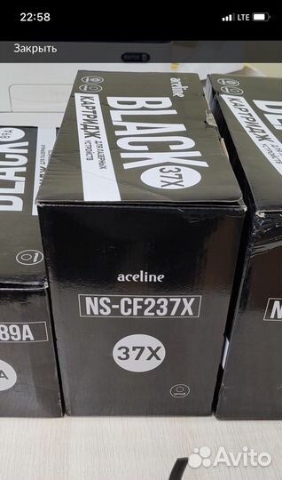 Картридж CF237X LaserJet Enterprise M607