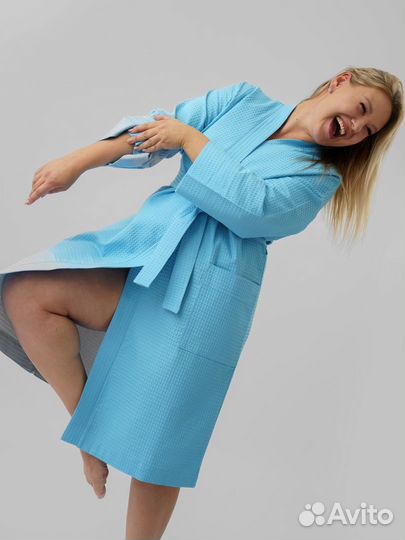 Халат банный вафельный Артикул 219 - 216